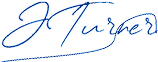 James Turner signature